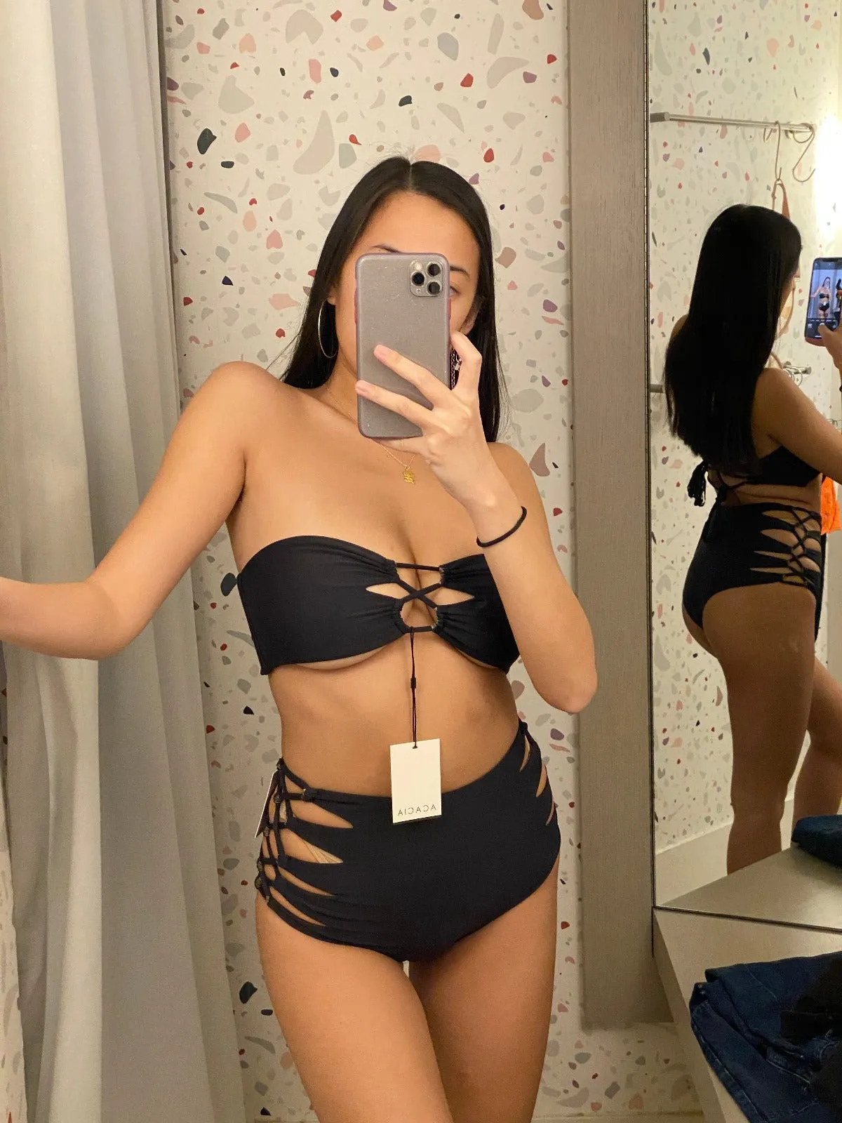 Acacia: Queens High-Waisted Bikini Bottom - XS, Last One!