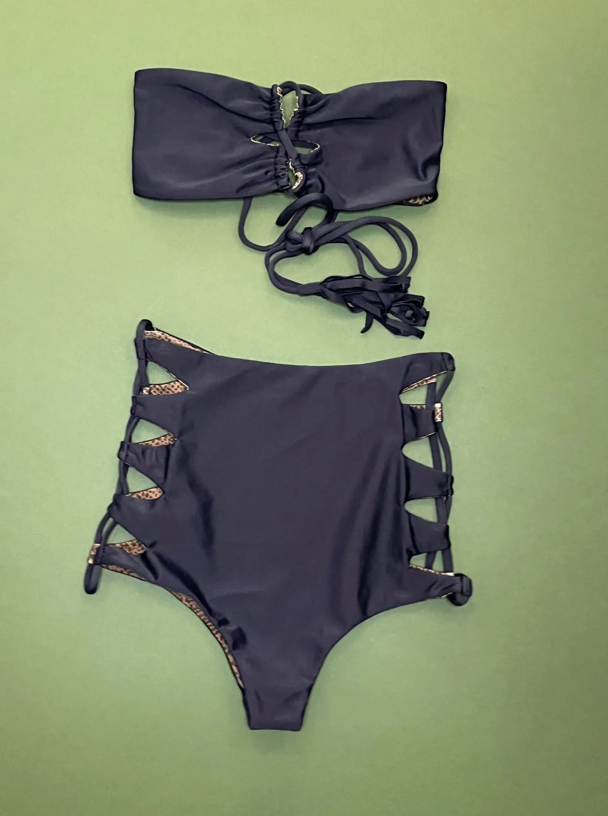 Acacia: Queens High-Waisted Bikini Bottom - XS, Last One!