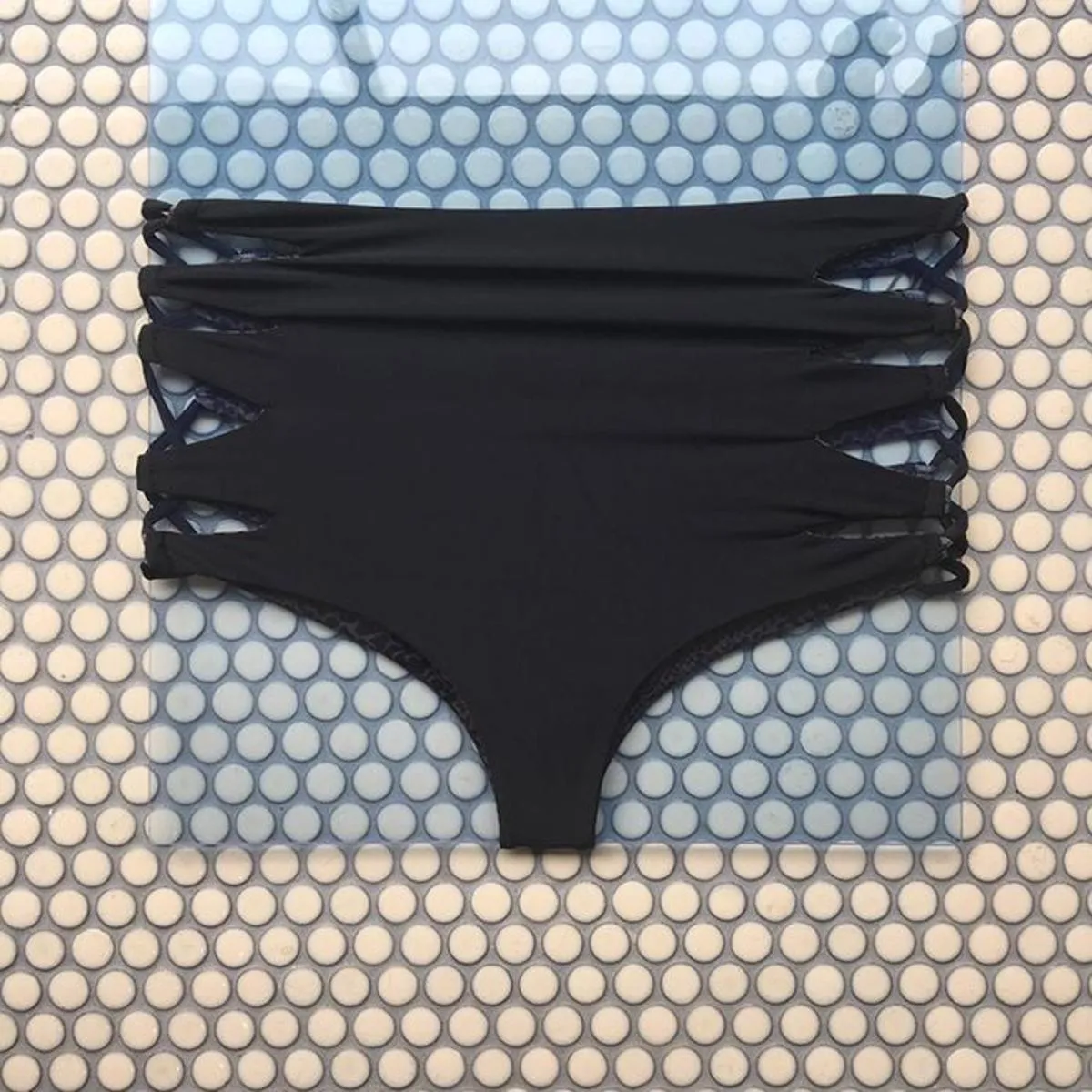 Acacia: Queens High-Waisted Bikini Bottom - XS, Last One!