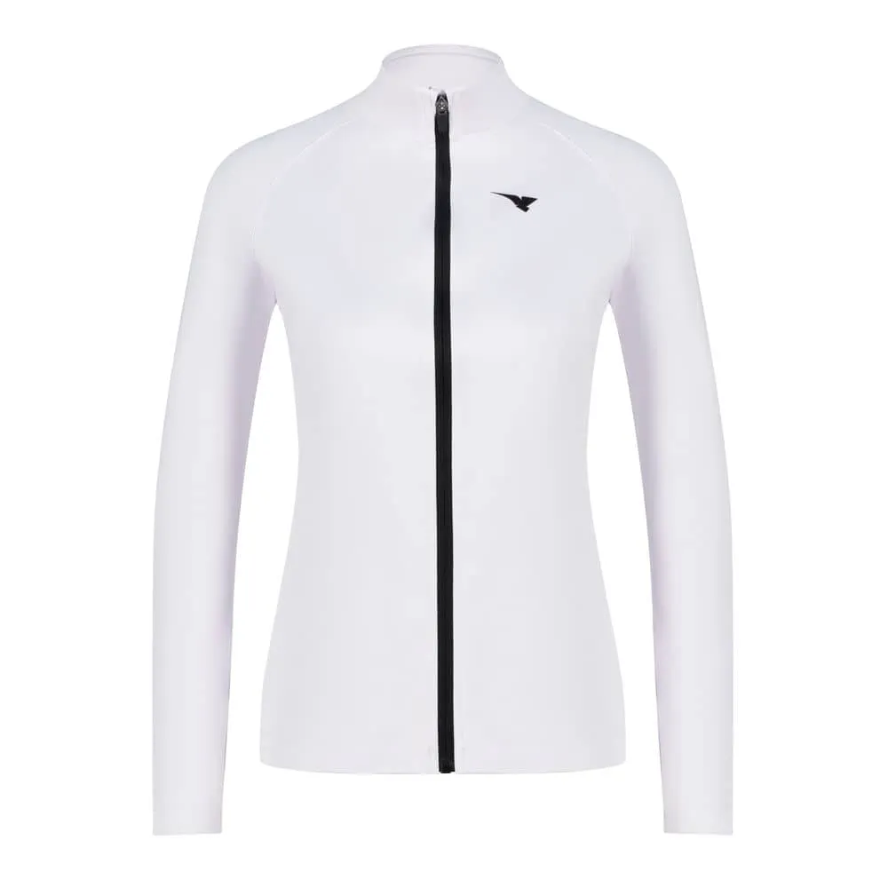 Aguila Women's White Full-Zip Golf Jacket – Performance Fit