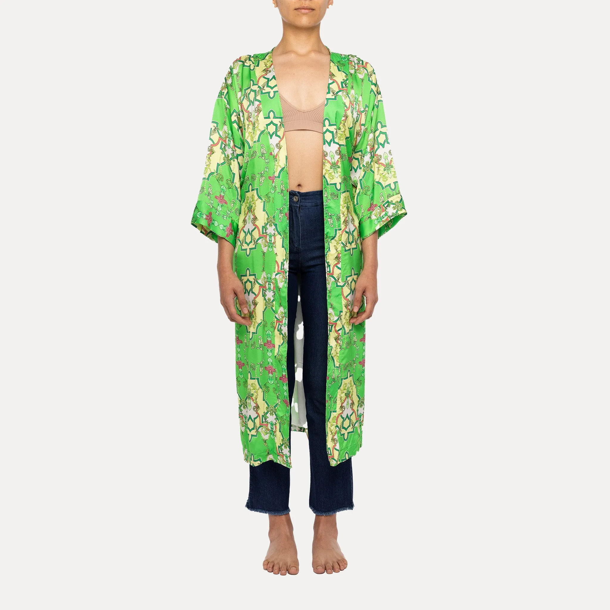 Astrid  Sight Seeing Cover Up  Royal Print