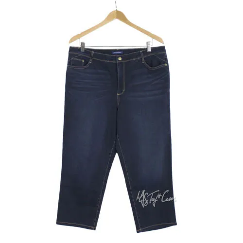 Bandolino Jeans Stretch Denim Comfort Pants Selene Capri Skinny Fit Pants A1