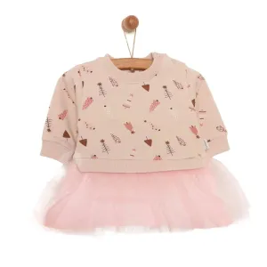 Bebetto Newborn Christmas Dress - Pink
