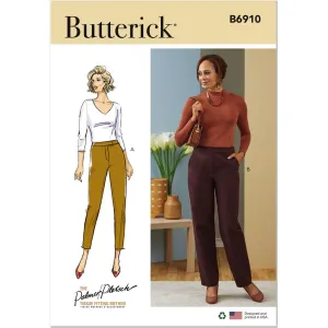 Butterick Pattern B6910 Misses' Contour Band Pants by Palmer / Pletsch