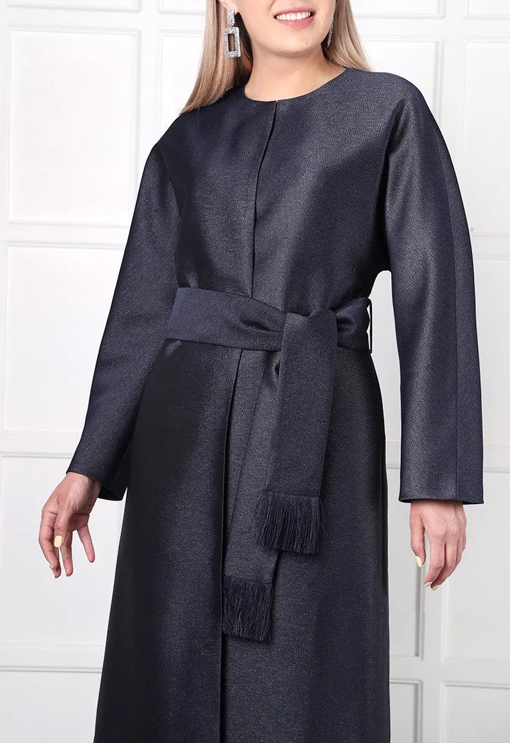 Choice Lurex Outerwear Navy