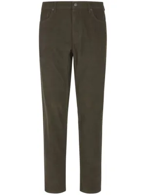 corduroy straight trousers