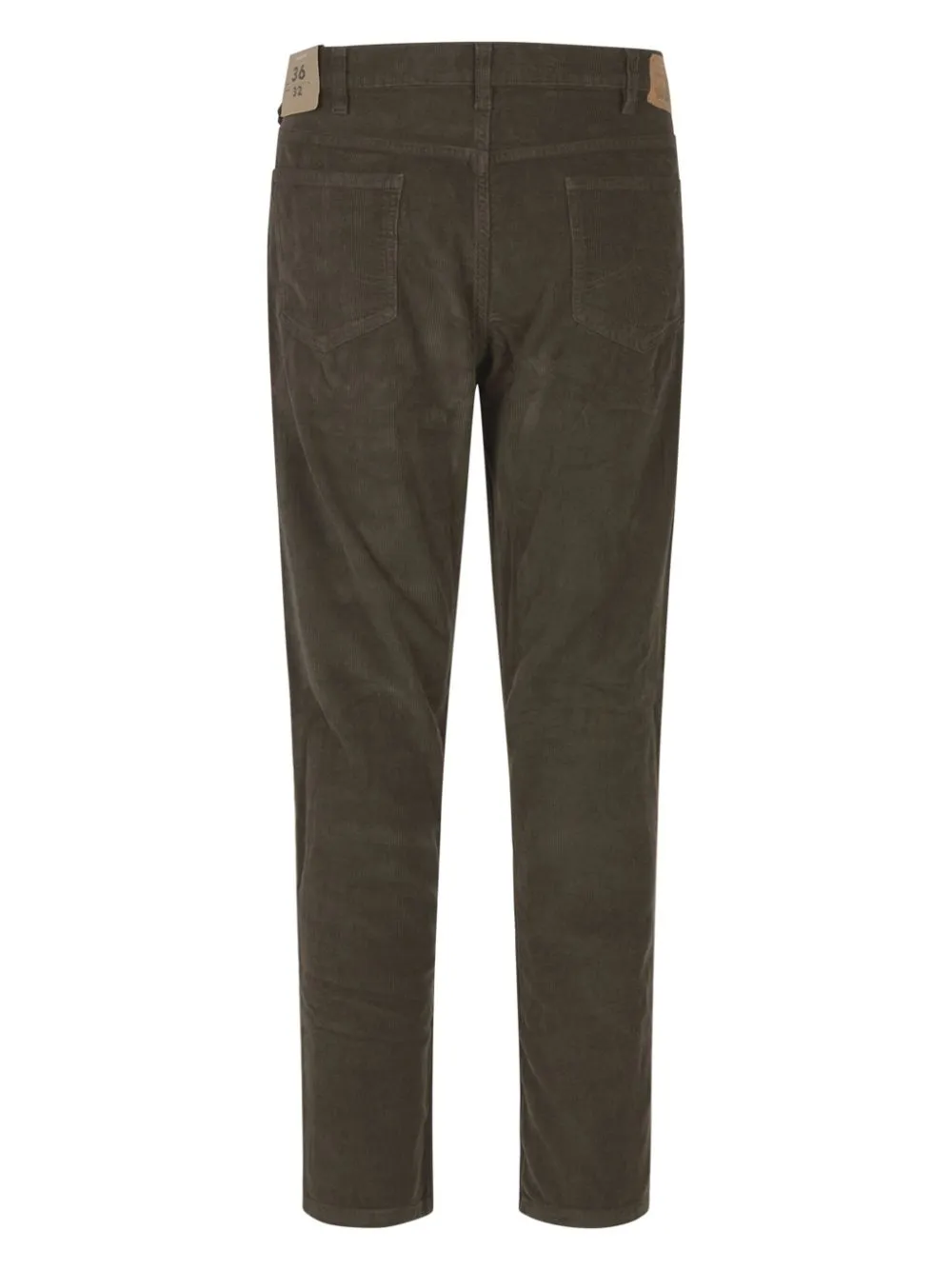corduroy straight trousers