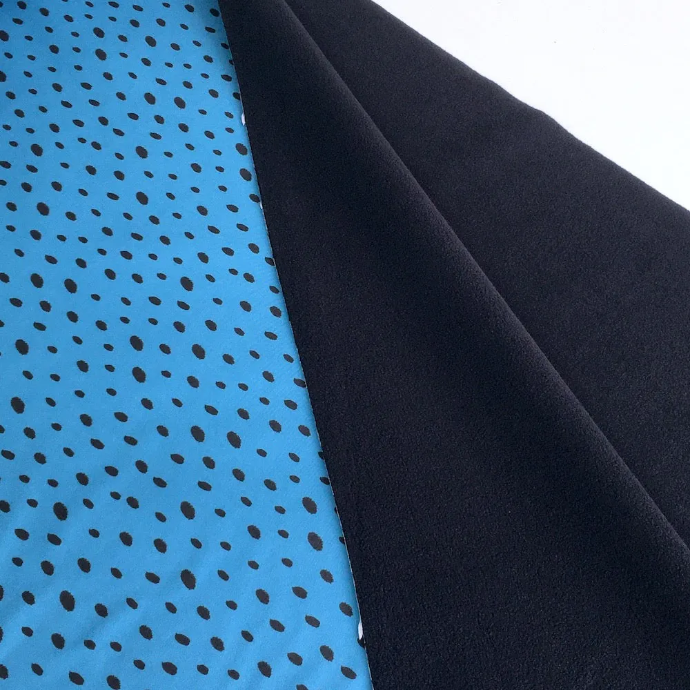 Dotty Dots - Softshell - Jeans Blue