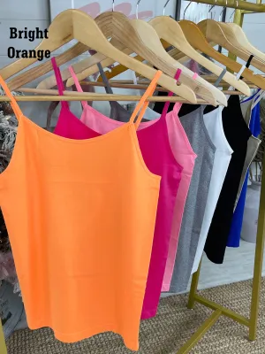 Essential Adjustable Strap Layering Tank