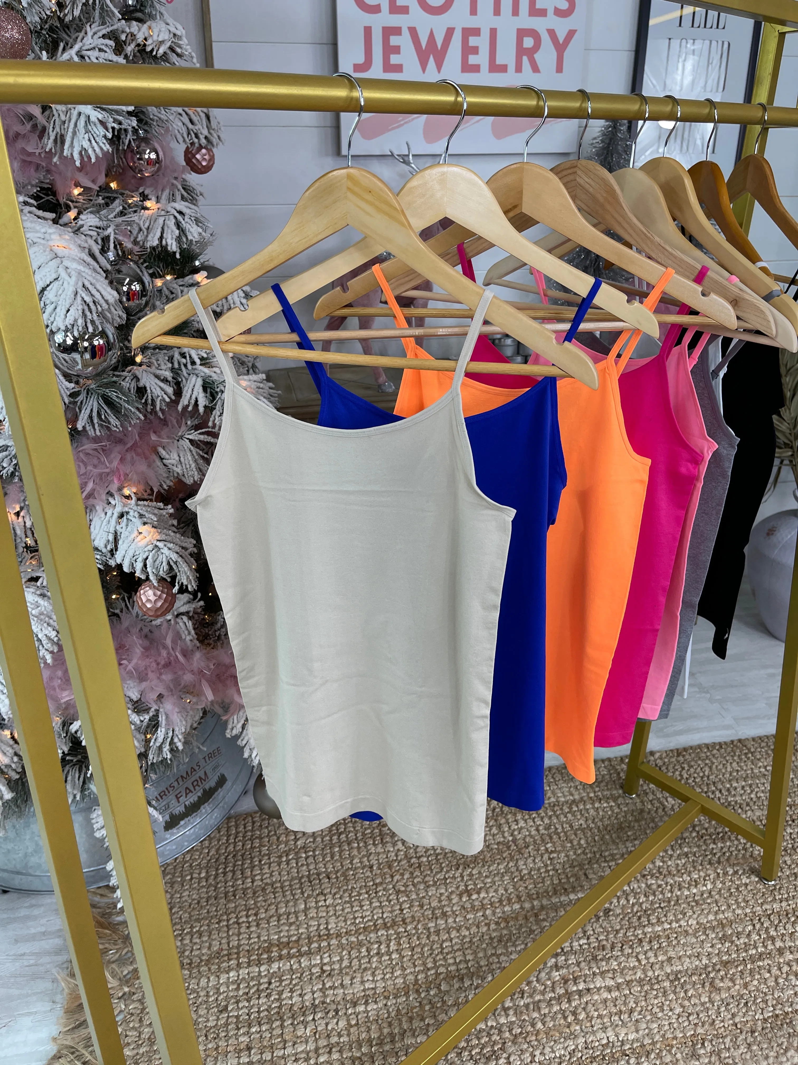 Essential Adjustable Strap Layering Tank