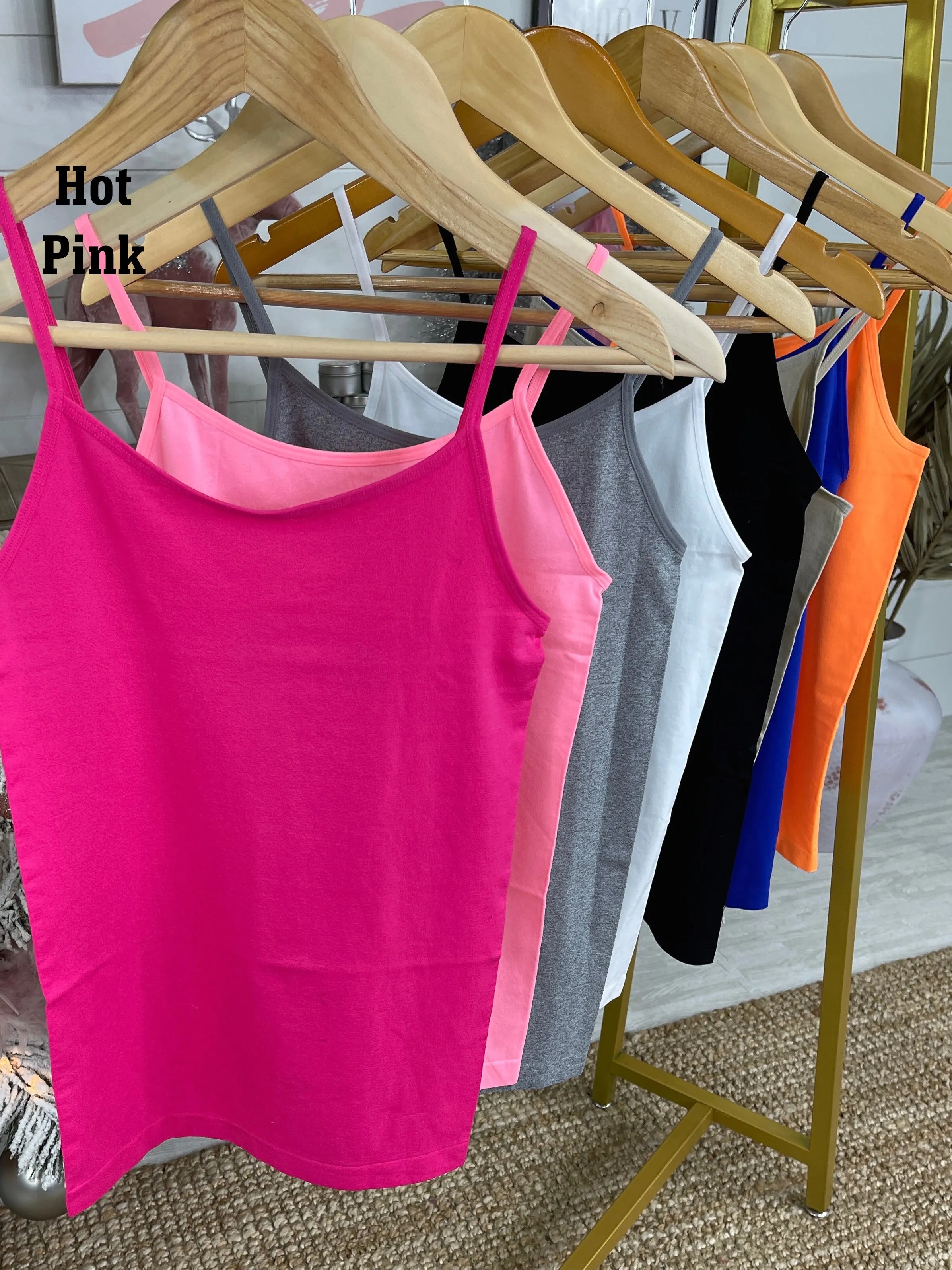 Essential Adjustable Strap Layering Tank