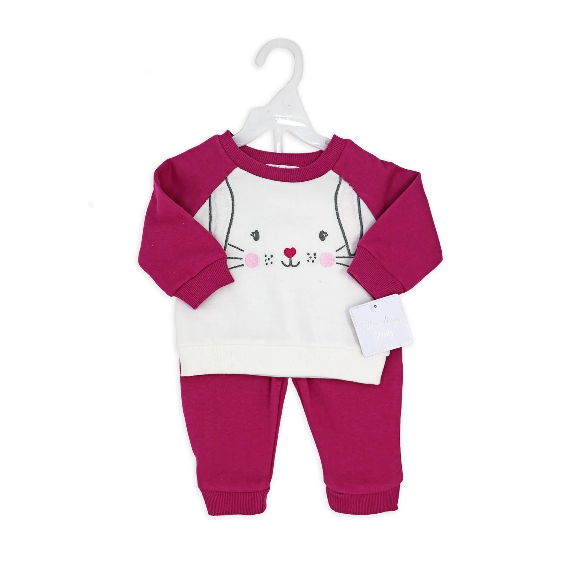 Fleece Shirt and Jogger Set - Bunny