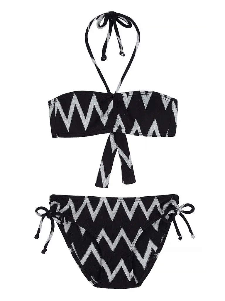 GIRLS' FORTALEZA TOP & COZUMEL BOTTOMS Swim Set | Art Deco