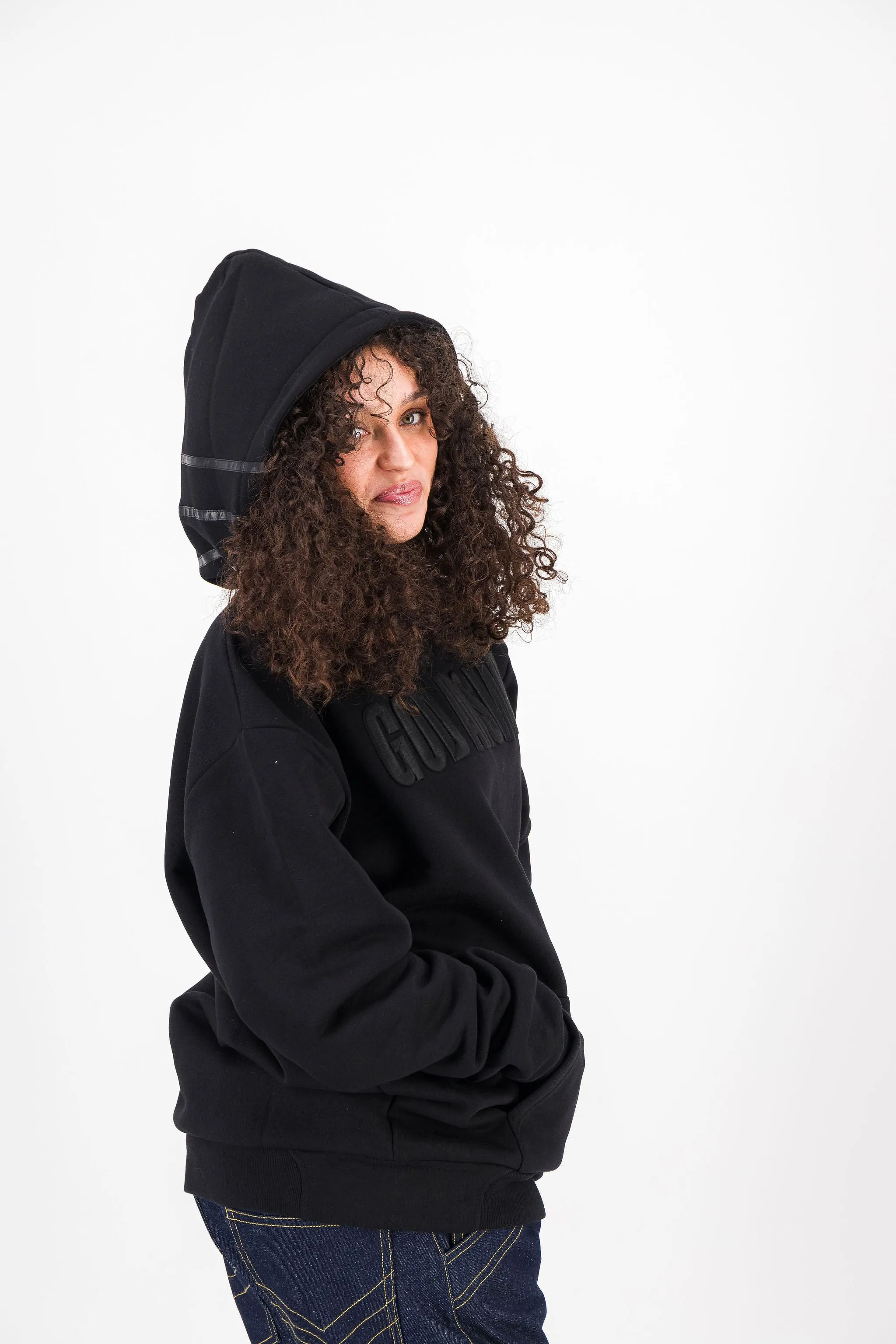 GOD ANSWER BLACK HOODIE