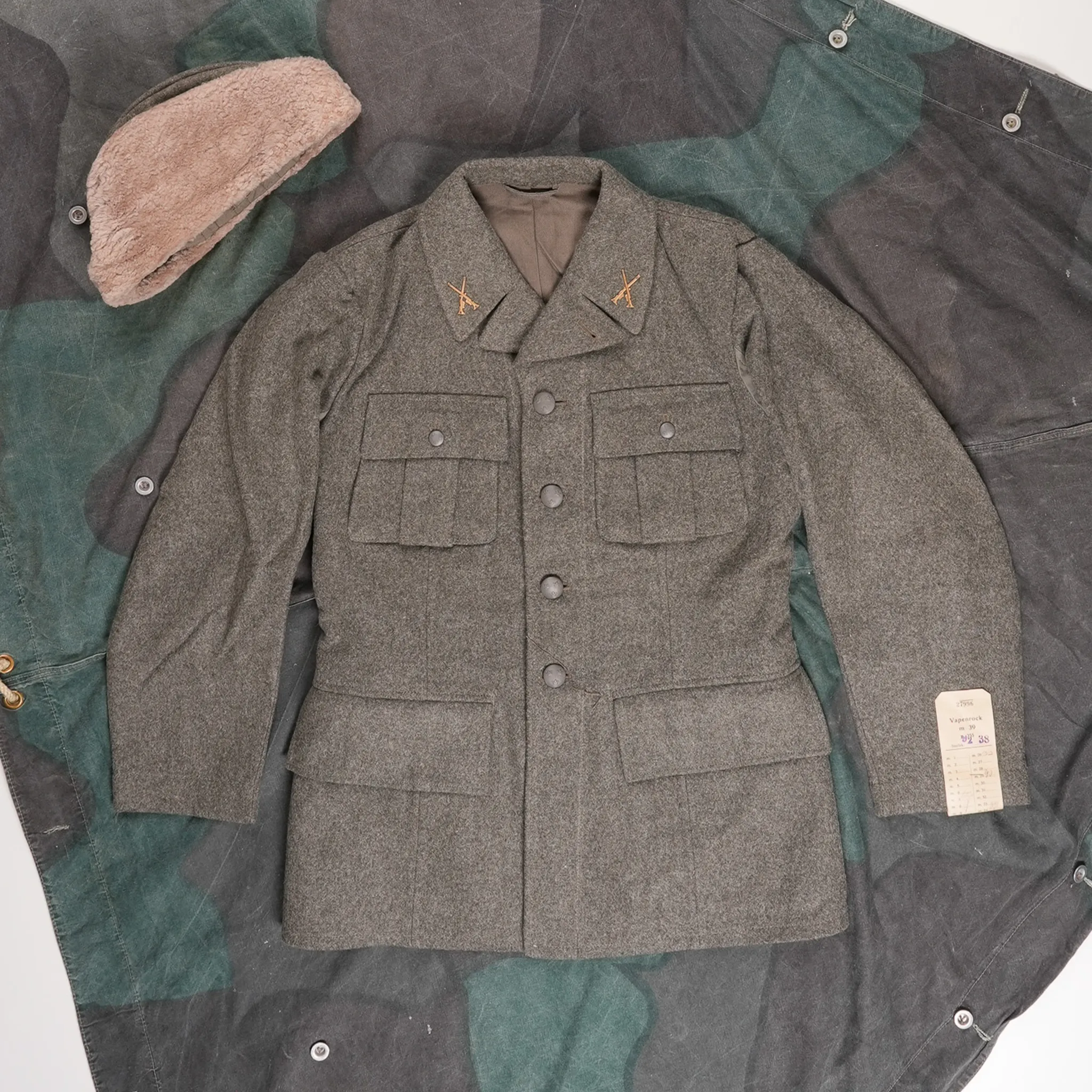 Grade 2 Swedish m/39-58 Wool Field Jacket