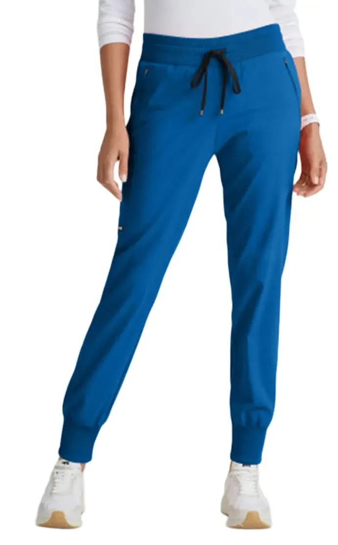 Grey's Anatomy Stretch™ by Barco Eden 5-Pocket Mid Rise Jogger Scrub Pant-Tall/Plus