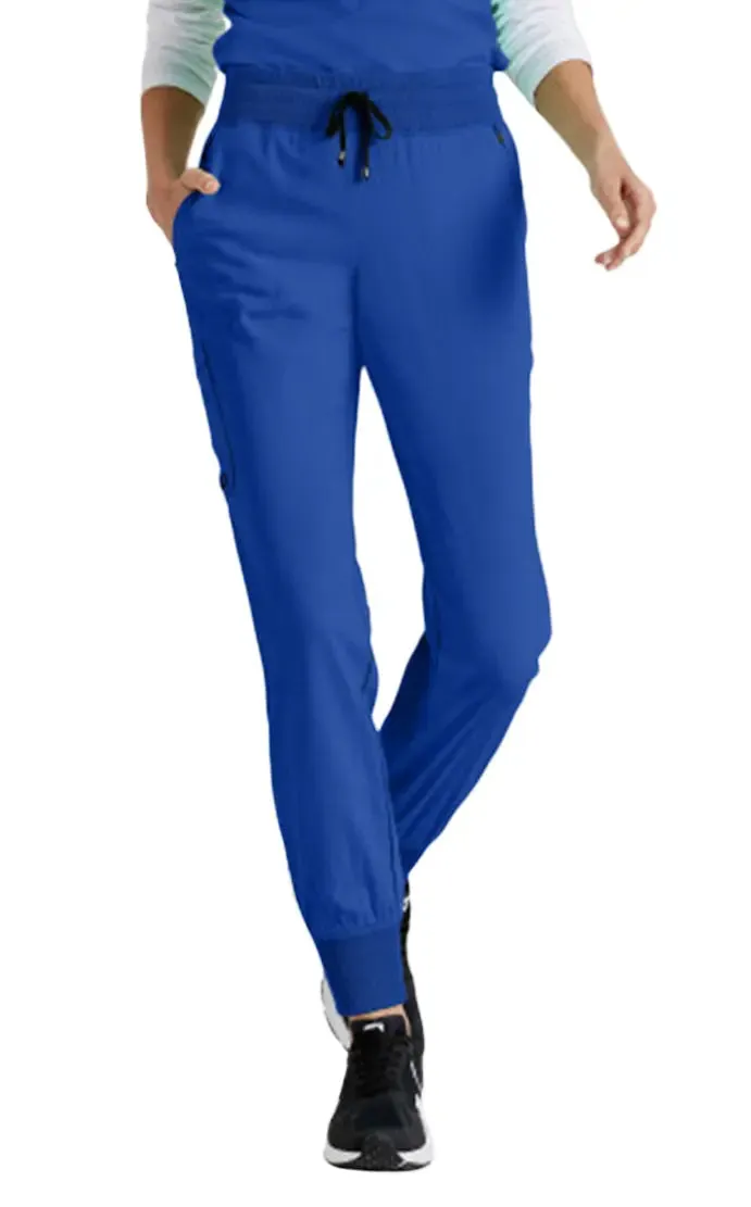 Grey's Anatomy Stretch™ by Barco Eden 5-Pocket Mid Rise Jogger Scrub Pant-Tall/Plus