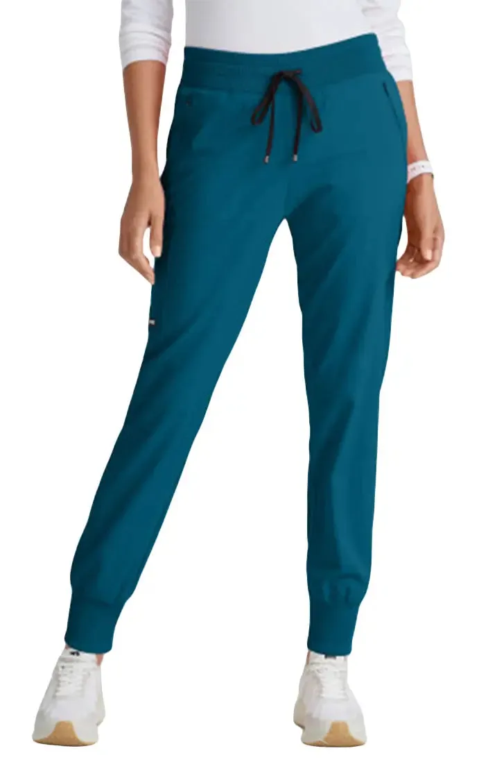 Grey's Anatomy Stretch™ by Barco Eden 5-Pocket Mid Rise Jogger Scrub Pant-Tall/Plus