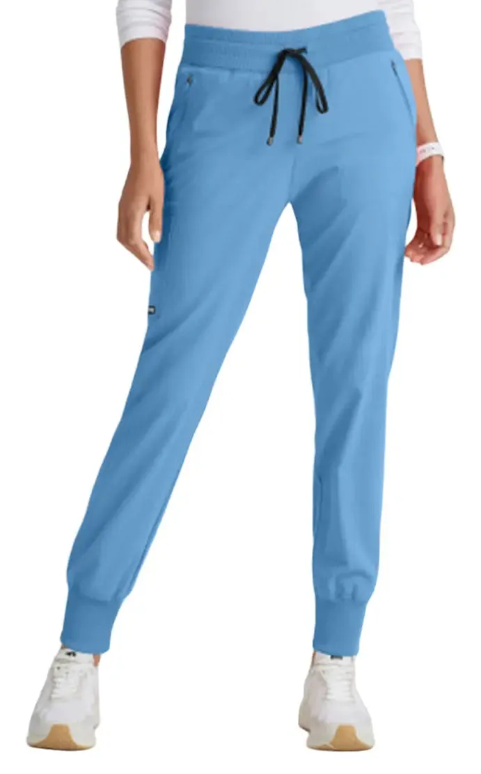 Grey's Anatomy Stretch™ by Barco Eden 5-Pocket Mid Rise Jogger Scrub Pant-Tall/Plus