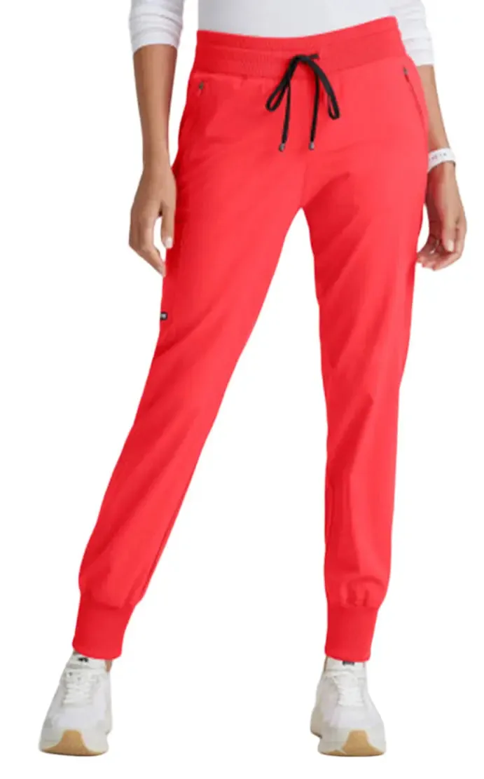 Grey's Anatomy Stretch™ by Barco Eden 5-Pocket Mid Rise Jogger Scrub Pant-Tall/Plus