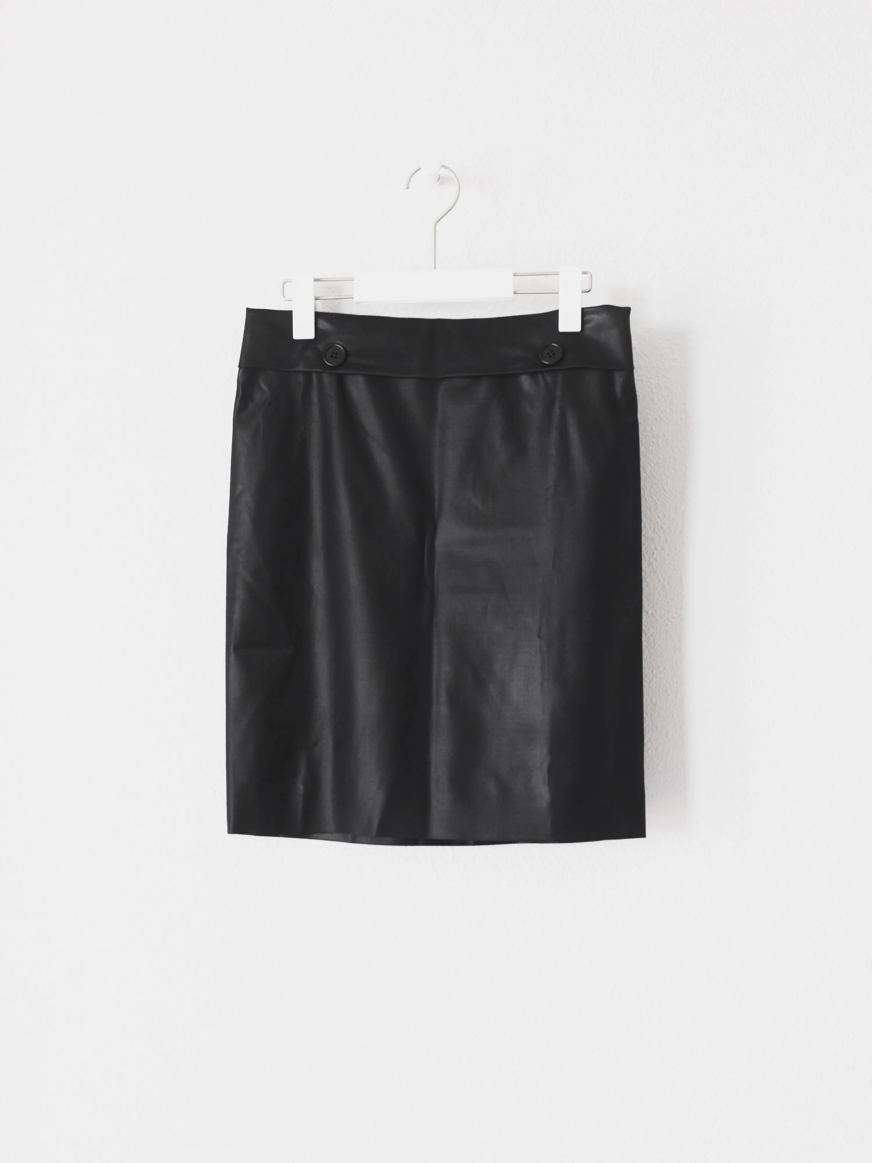 Helmut Lang SS05 Liquid Resin Coated Wool Suit & Skirt
