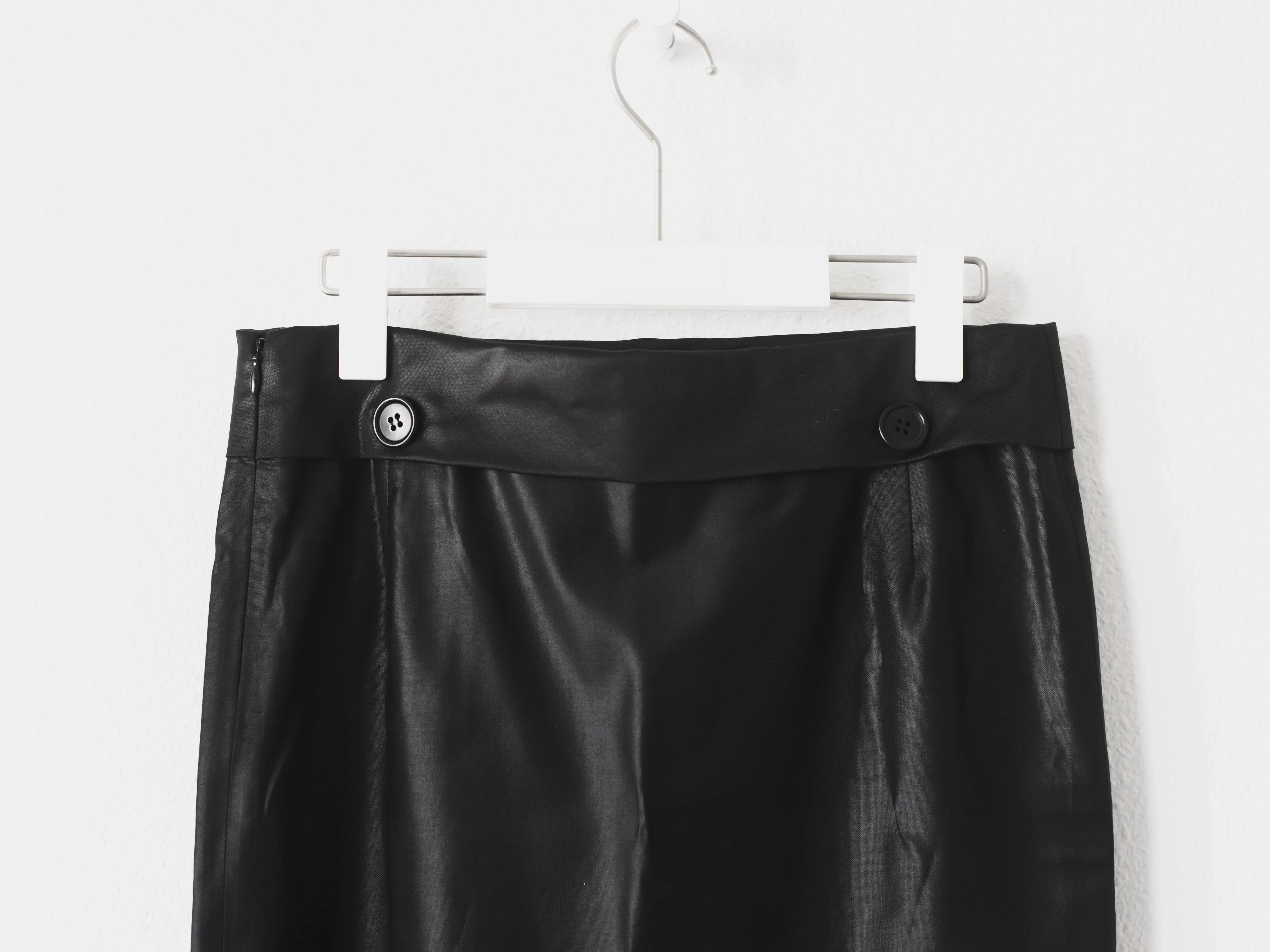 Helmut Lang SS05 Liquid Resin Coated Wool Suit & Skirt