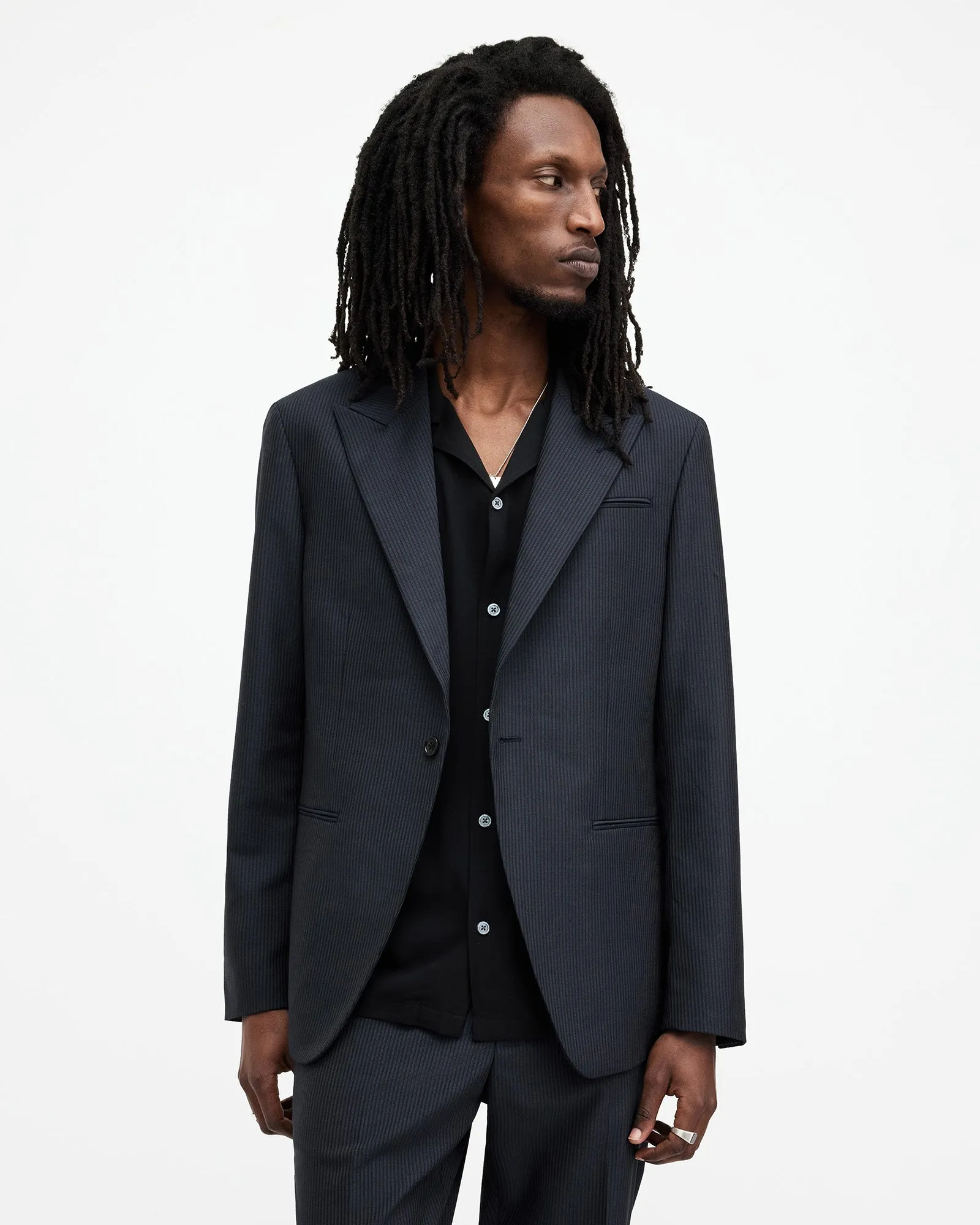 Howling Pinstripe Relaxed Fit Blazer