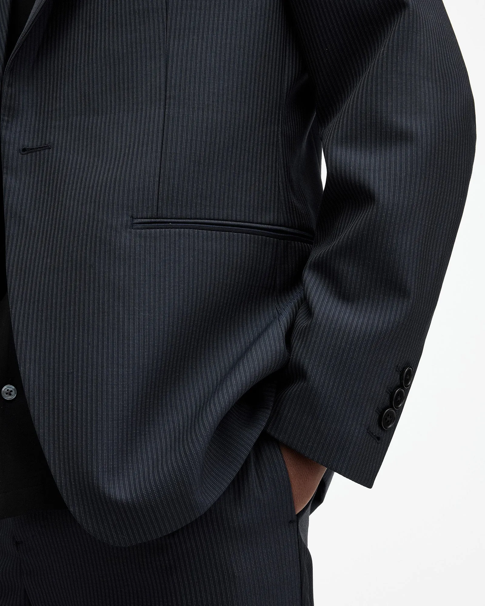 Howling Pinstripe Relaxed Fit Blazer