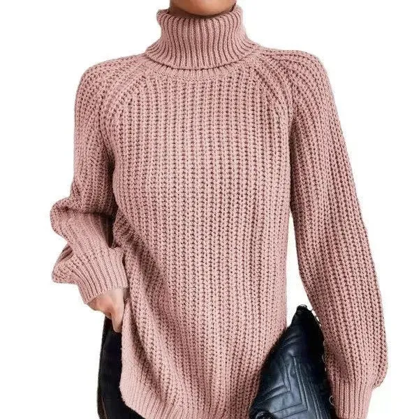 Knitted Women's Long Sleeve Sweaters