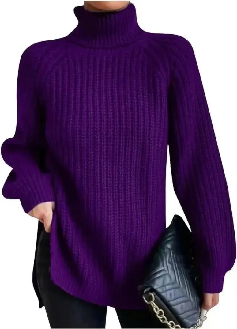 Knitted Women's Long Sleeve Sweaters