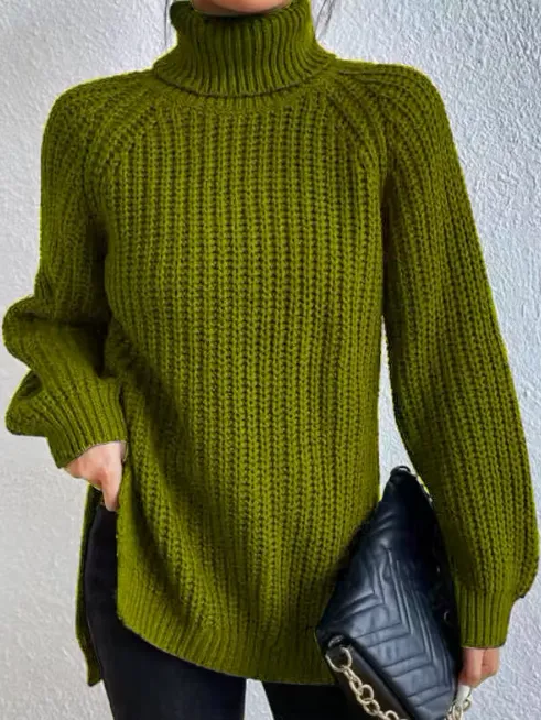 Knitted Women's Long Sleeve Sweaters