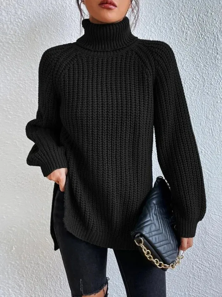 Knitted Women's Long Sleeve Sweaters