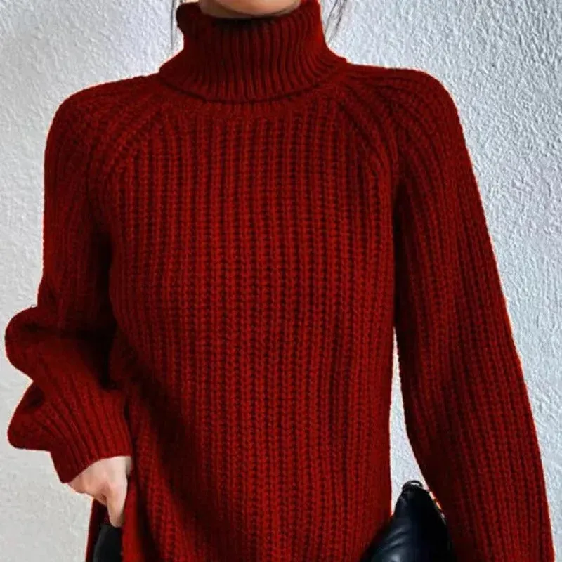 Knitted Women's Long Sleeve Sweaters
