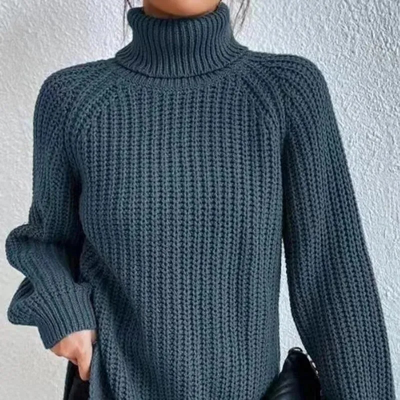 Knitted Women's Long Sleeve Sweaters
