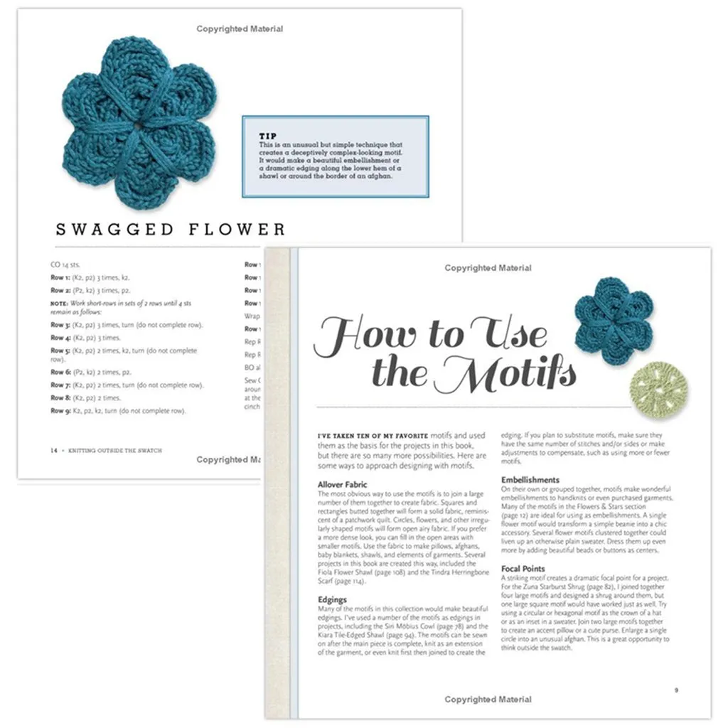 Knitting Outside the Swatch: 40 Modern Motifs by Kristin Omdahl