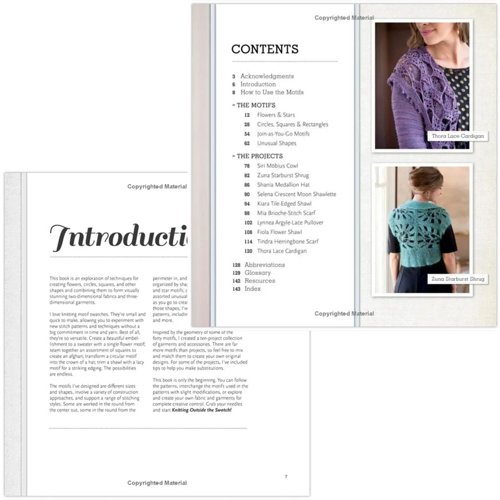 Knitting Outside the Swatch: 40 Modern Motifs by Kristin Omdahl