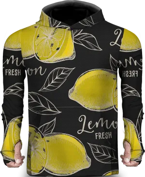 LEMON YELLOW A LIGHTWEIGHT SUN HOODIE