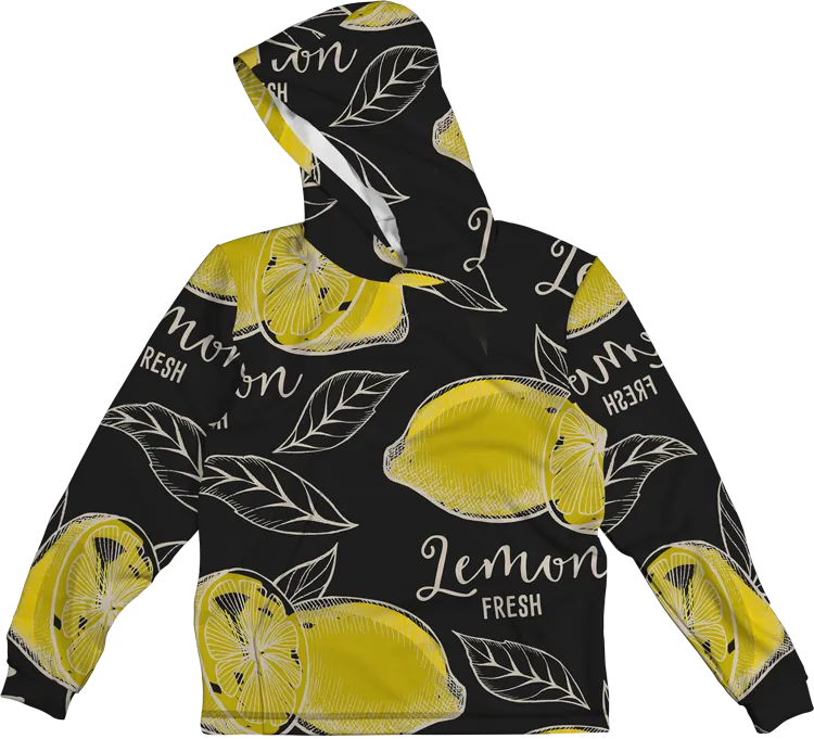 LEMON YELLOW A LIGHTWEIGHT SUN HOODIE