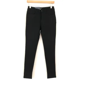 Lola Jeans Claire Black High Rise Ankle Stretch Comfort Pants NWT- Size XS (Inseam 26.5")
