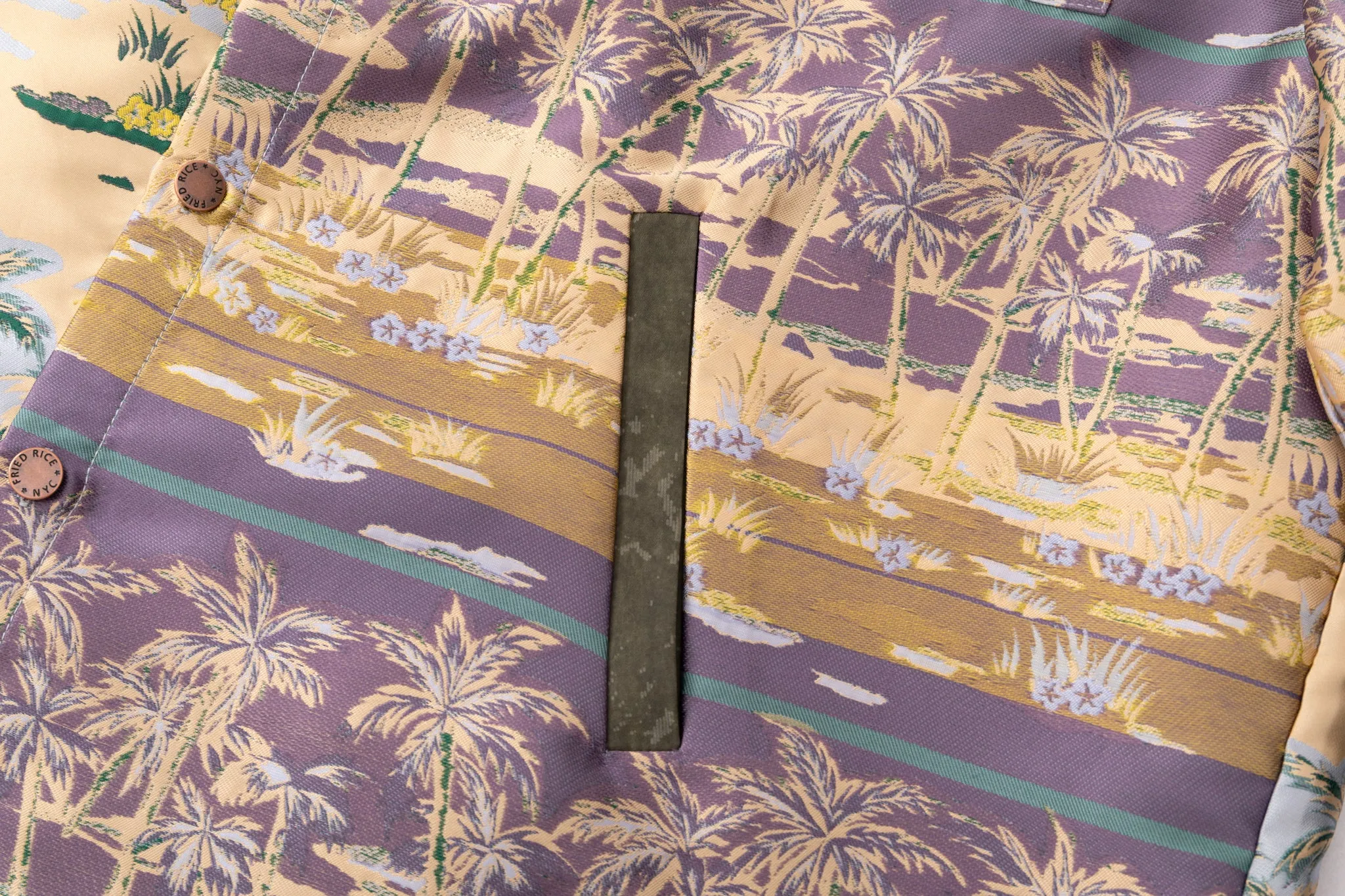 Loose Fit Overshirt - Contrasting Vintage Tropical