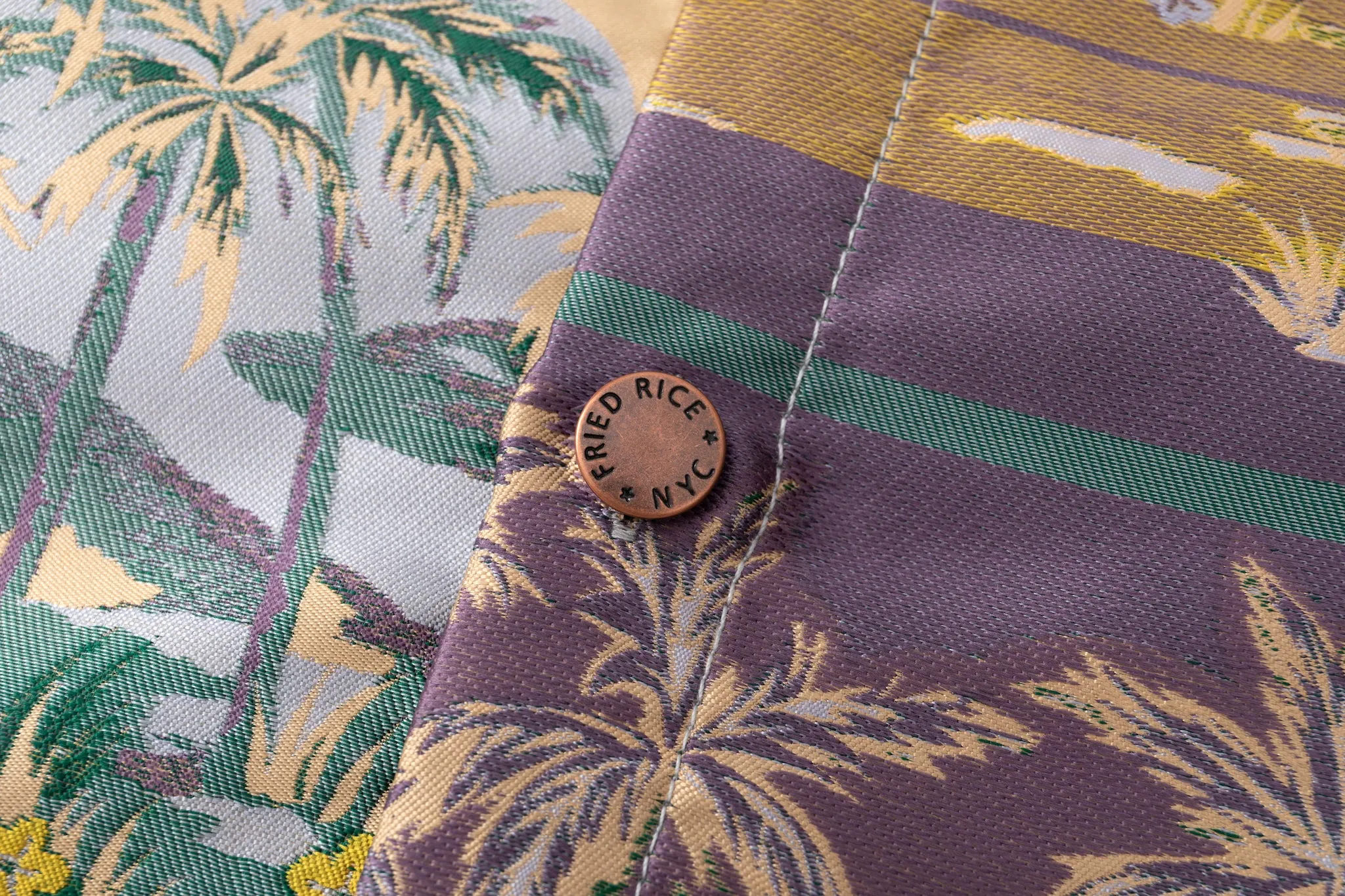 Loose Fit Overshirt - Contrasting Vintage Tropical