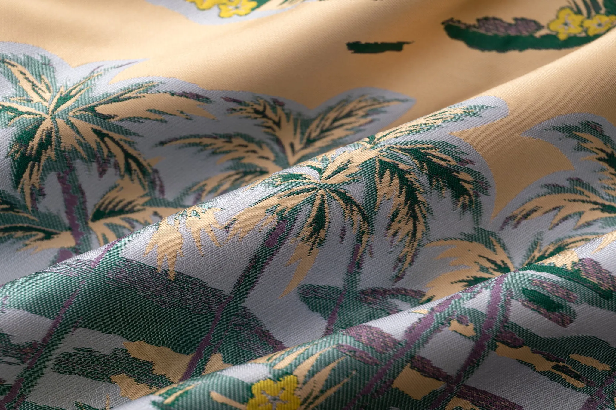 Loose Fit Overshirt - Contrasting Vintage Tropical