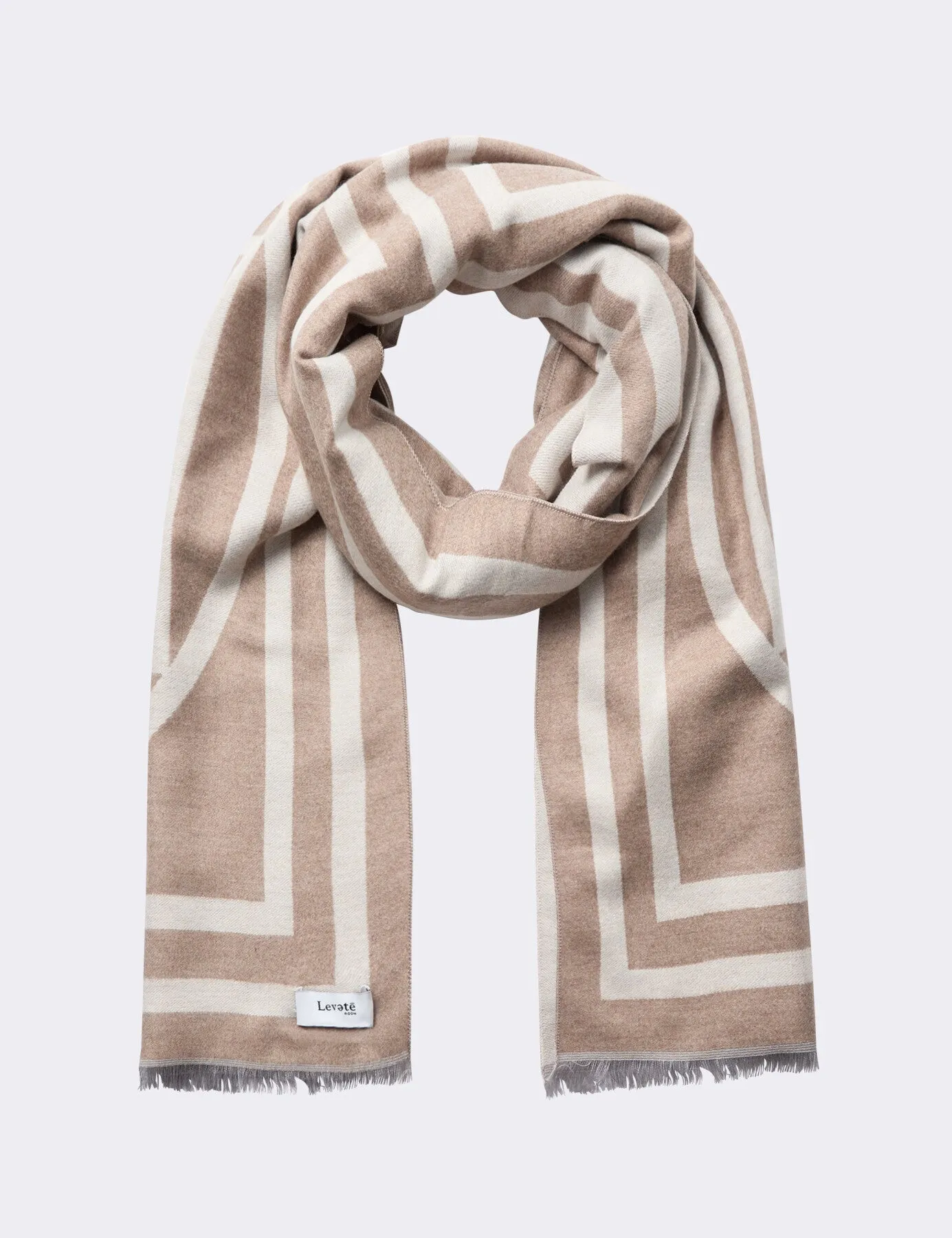 LR-HARTLEY 1 Scarf Brown