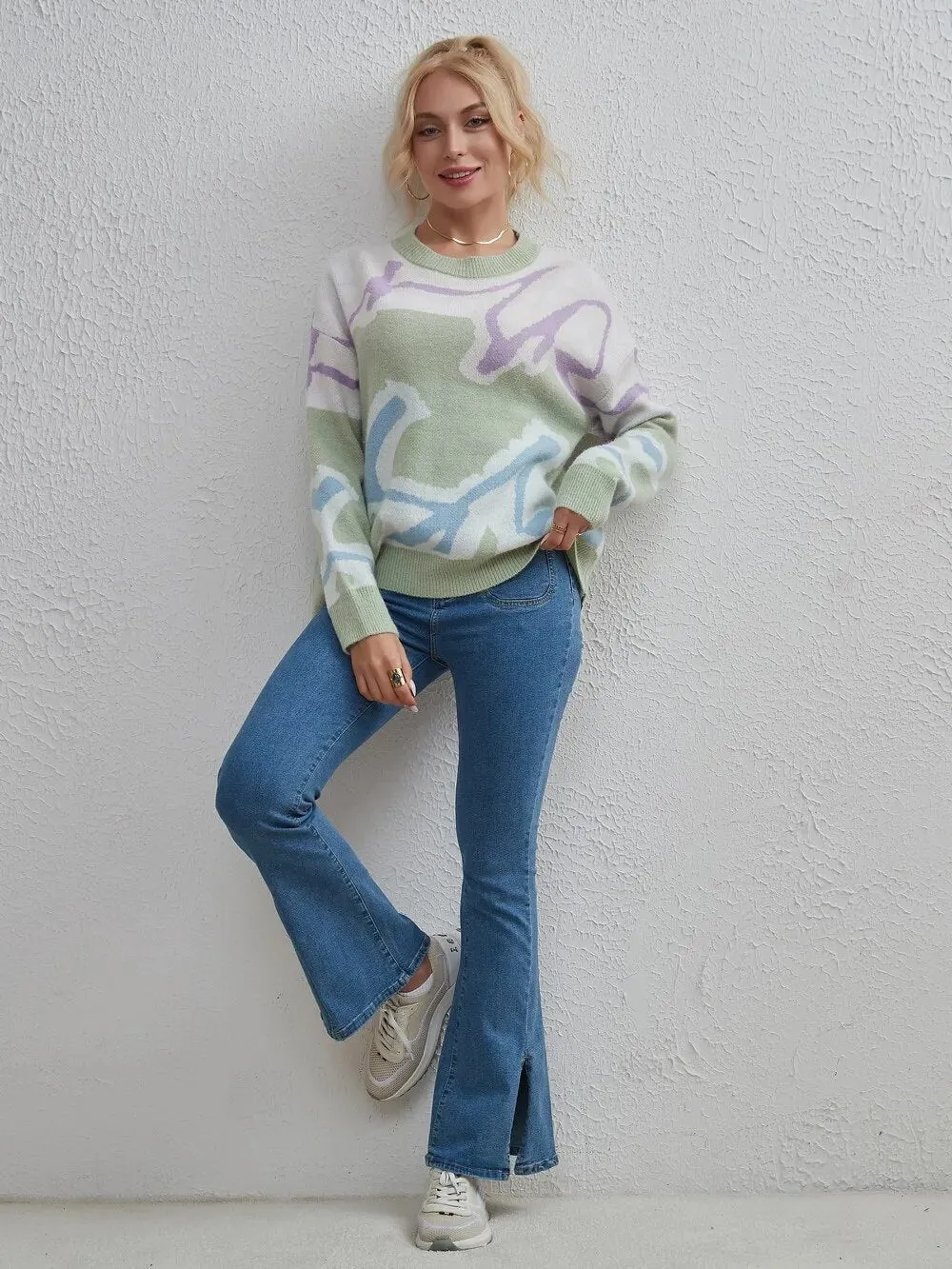 Lydia Oversize Knitted Women Sweater