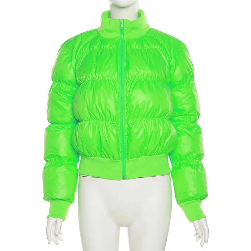 MB FASHION Chic Quilted Puffer Jacket 1539AT