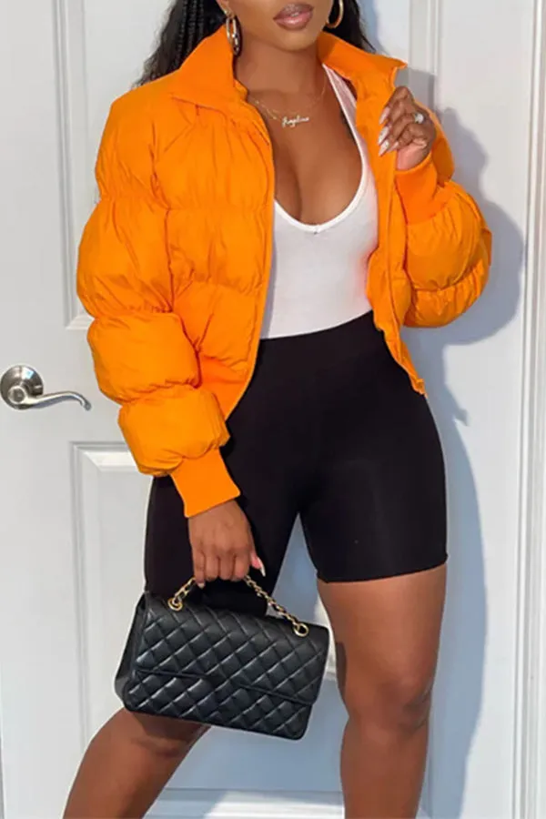 MB FASHION Chic Quilted Puffer Jacket 1539AT