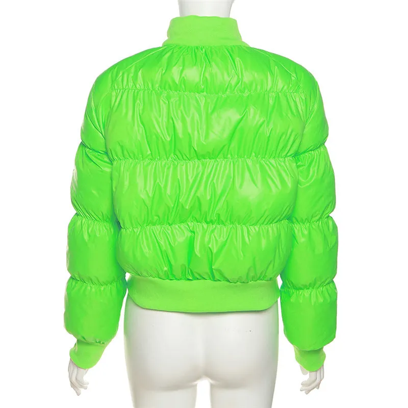MB FASHION Chic Quilted Puffer Jacket 1539AT