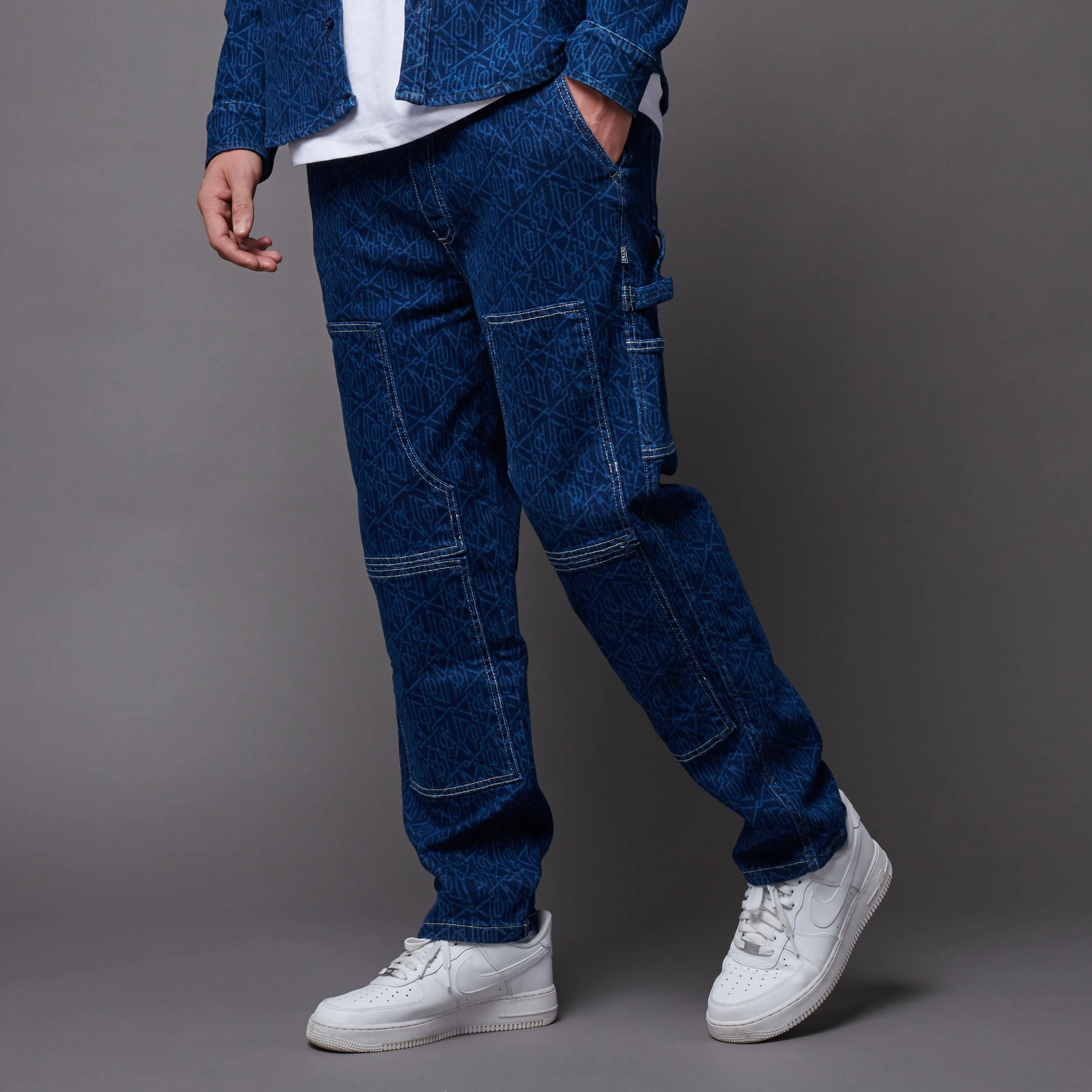 Monogram Laser Carpenter Pants