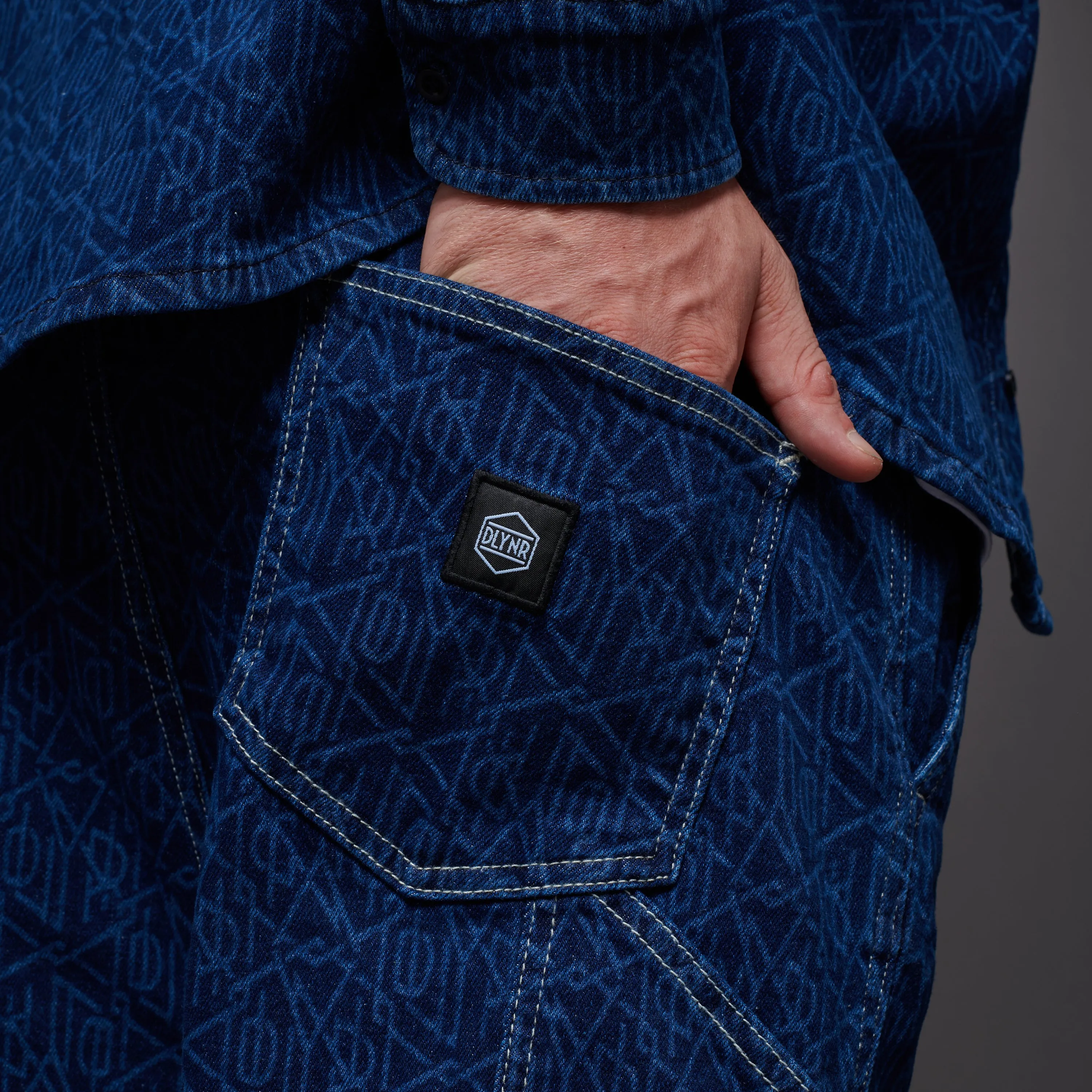 Monogram Laser Carpenter Pants