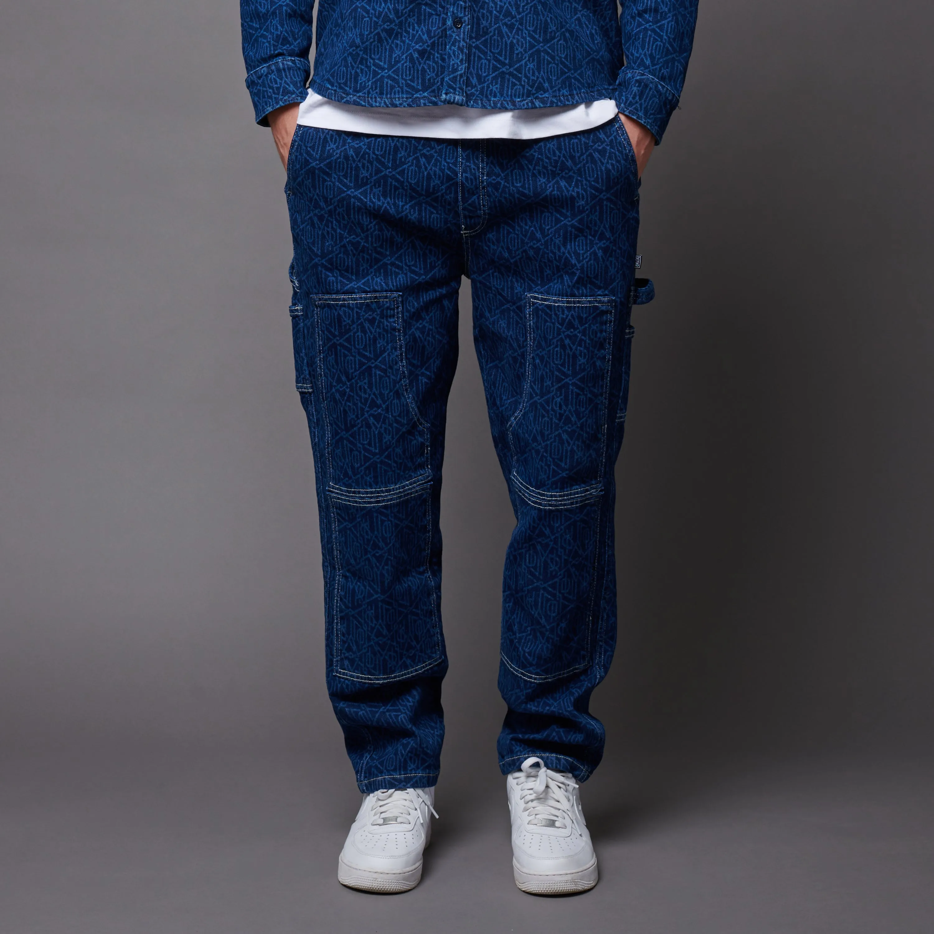 Monogram Laser Carpenter Pants
